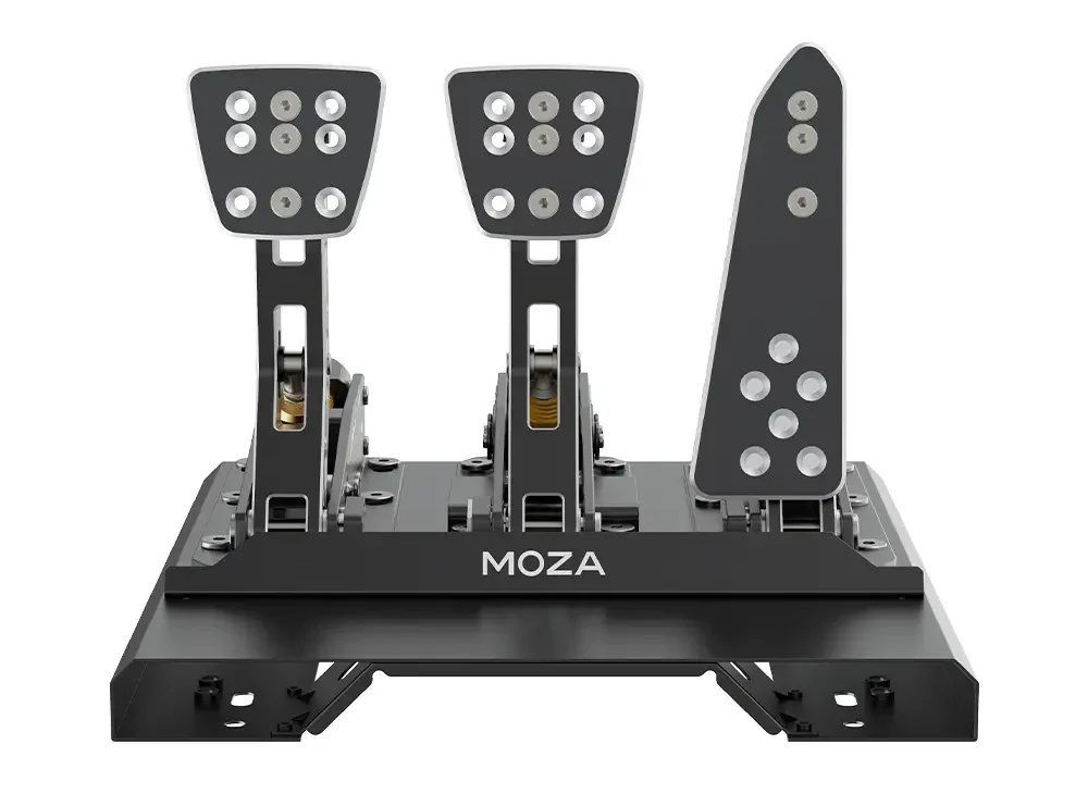 Moza CRP: Pedales de aluminio con célula de carga para simracers exigentes
