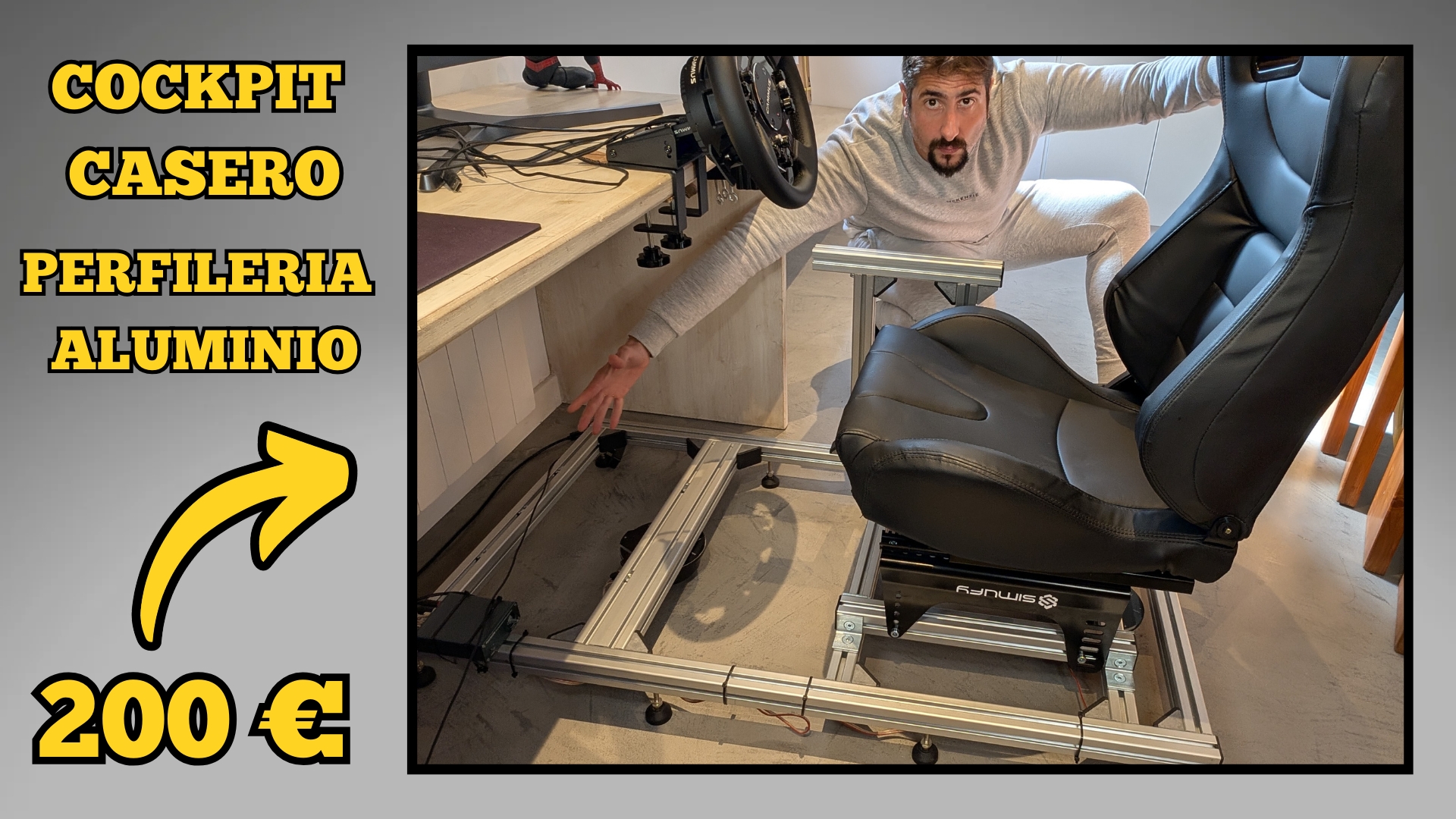 ¡Construye tu propio cockpit de simracing para escritorio!
